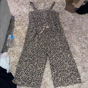 Leopard Print Jumpsuit